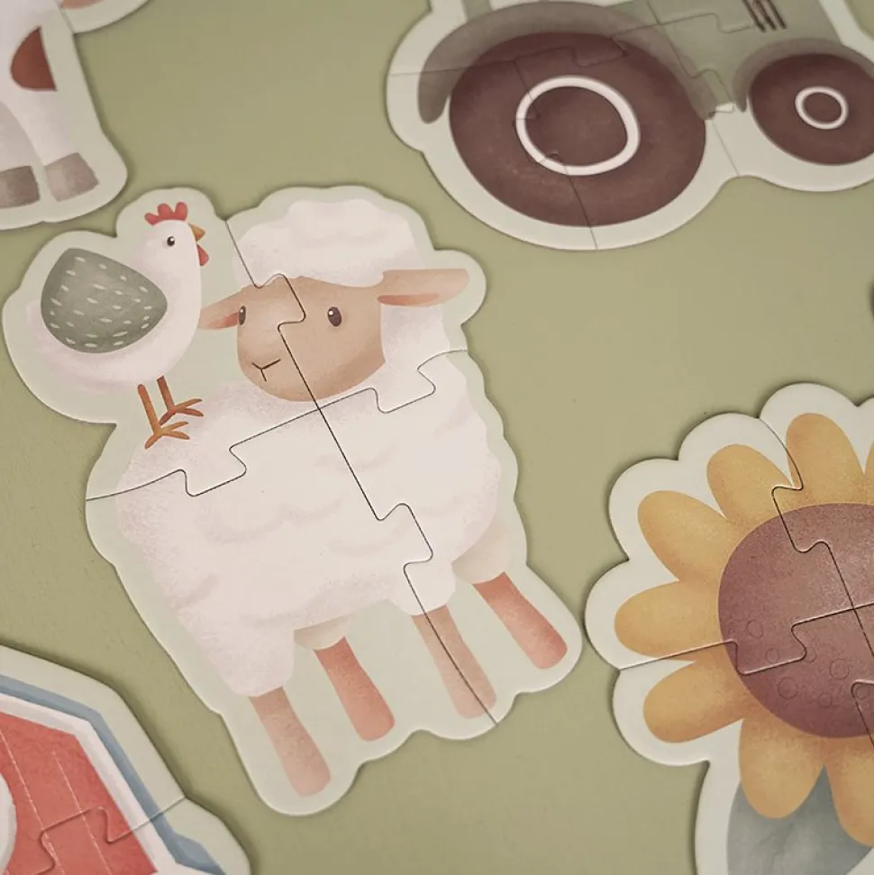 6 in 1 puzzel Little Farm