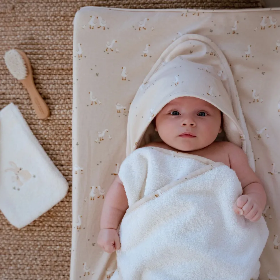 Aankleedkussenhoes - Beige - Newborn Naturals - Little Goose