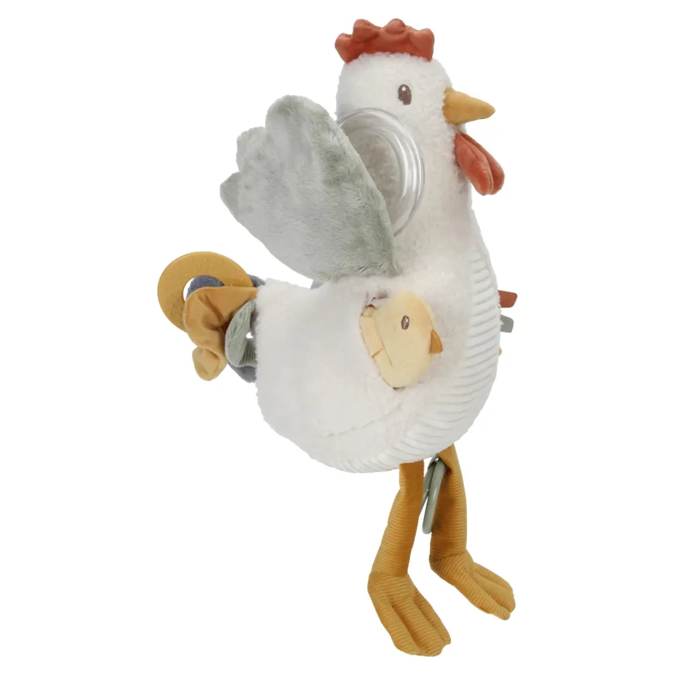 Activiteitenknuffel kip 25cm Little Farm