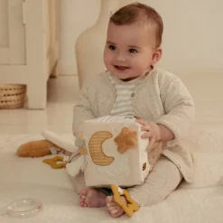 Activiteitenkubus - Beige - Newborn Naturals