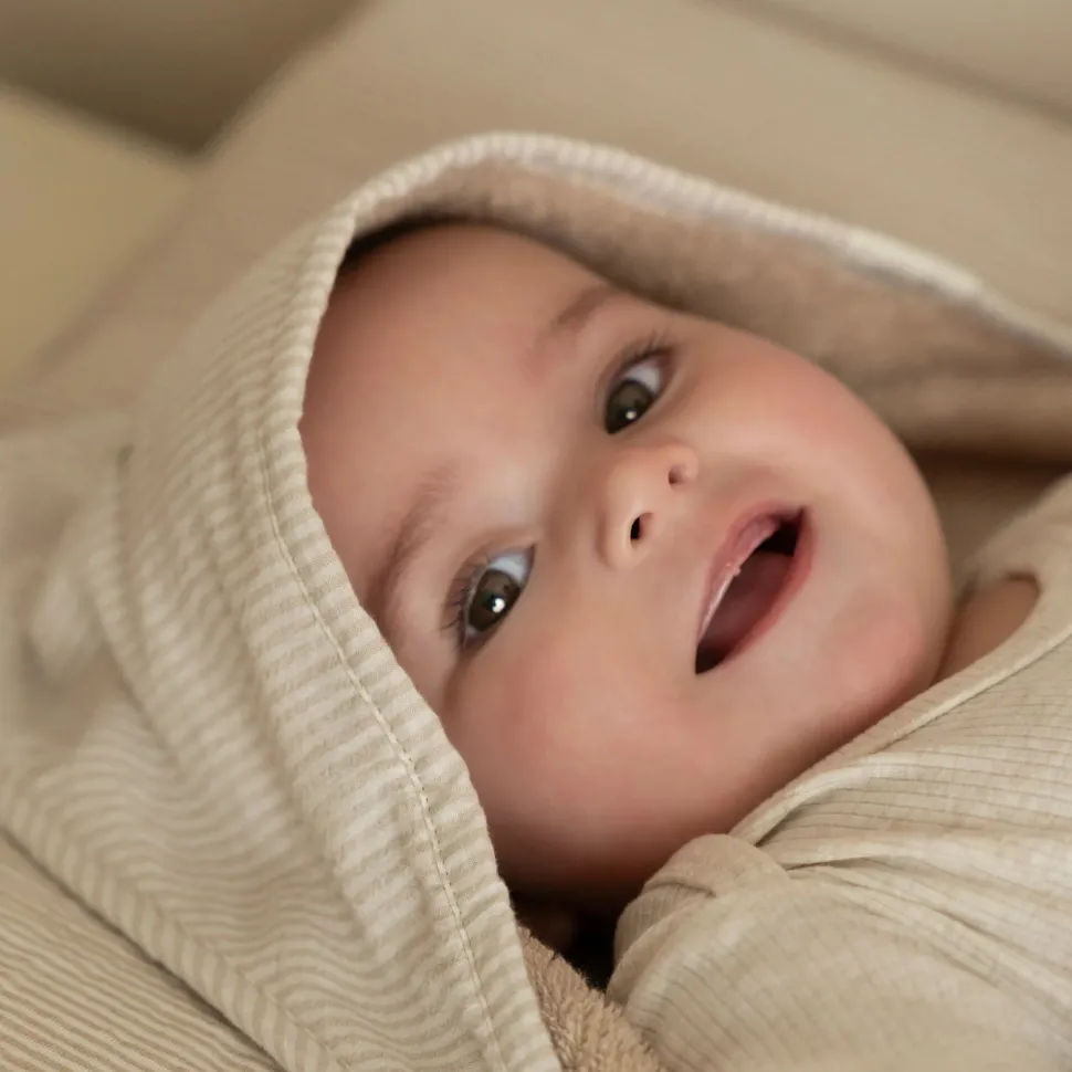 Badcape - Beige - 75 x 75 - Newborn Naturals - Baby Bunny
