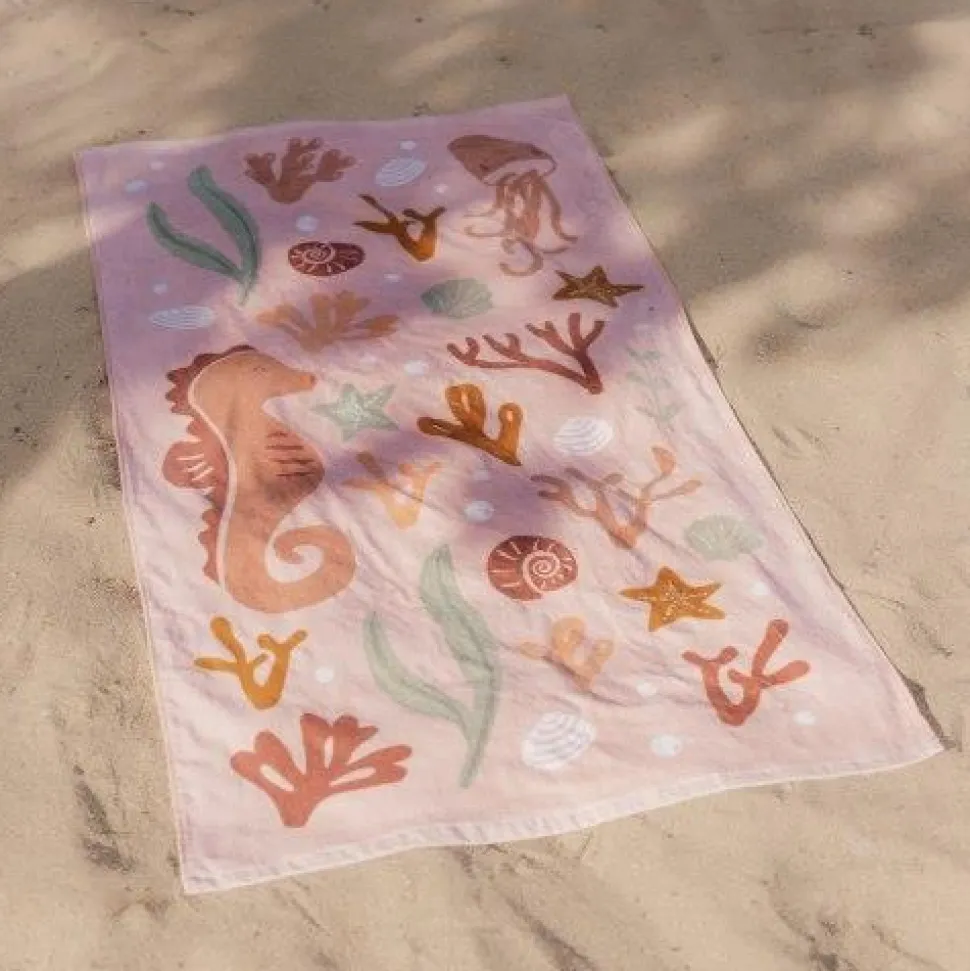 Badlaken - Roze - Ocean Dreams