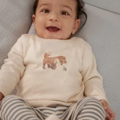 Broek - Blauw - Forest Friends - Stripe