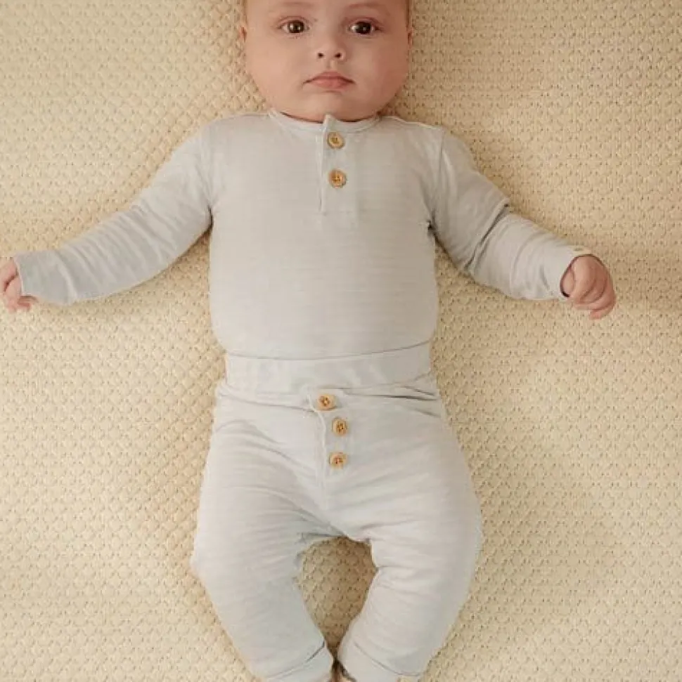 Broek - Blauw - Forest Friends - Gestreept