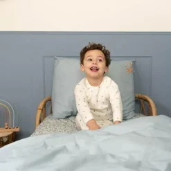 Eenpersoons hoeslaken - Blauw - Forest Friends - Forest Adventure