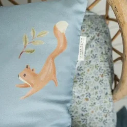 Eenpersoons hoeslaken - Blauw - Forest Friends - Forest Adventure