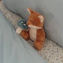 Eenpersoons hoeslaken - Blauw - Forest Friends - Forest Adventure