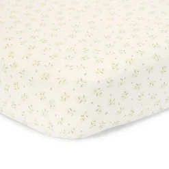 Eenpersoons hoeslaken - Groen - Essentials - Blueberry Leaves