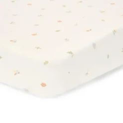 Eenpersoons hoeslaken - Wit - Maat Eenpersoons - Forest Friends - Forest Treasures