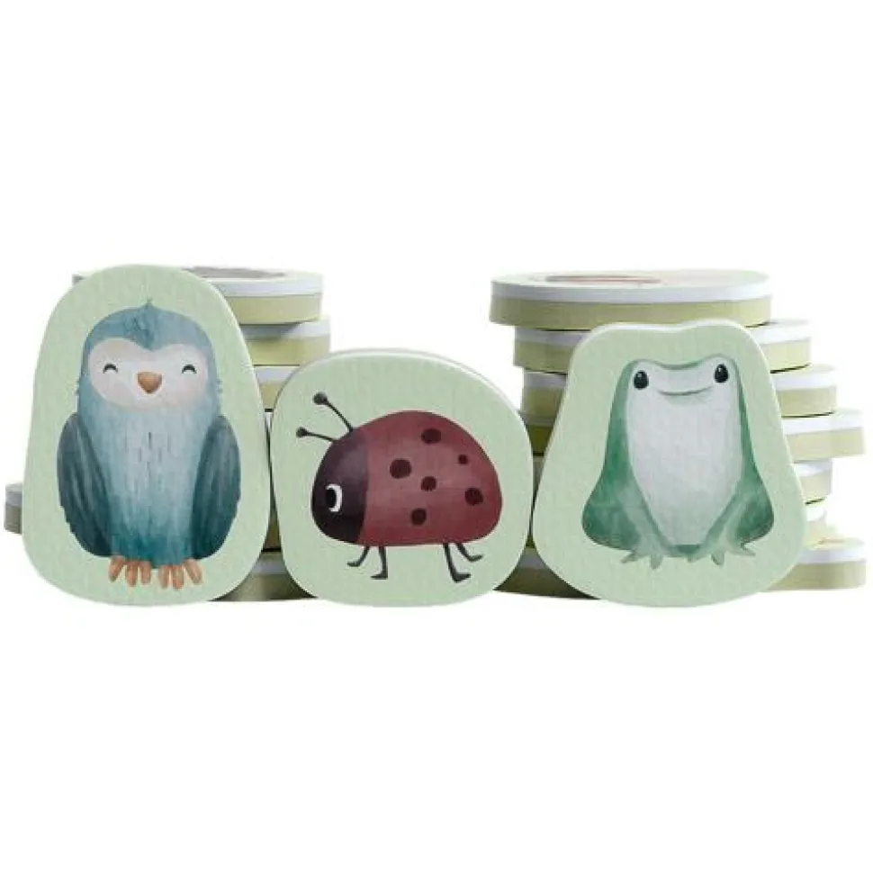 Foam figuren - Meerkleurig - Forest Friends