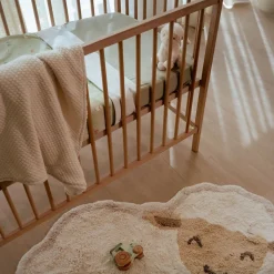 Gebreid ledikantdeken - Fleece – Wit – Essentials