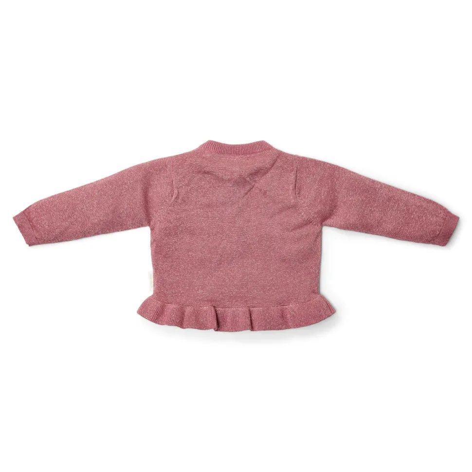 Gebreid vest - Knoopjes - Roze - Fairy Garden