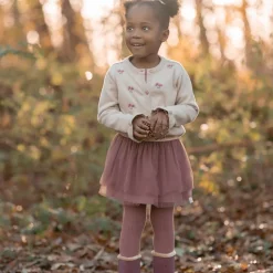 Gebreid vest - Zand - Fairy Garden