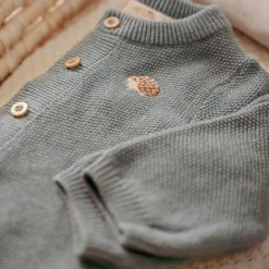 Gebreid vestje - Blauw - Forest Friends