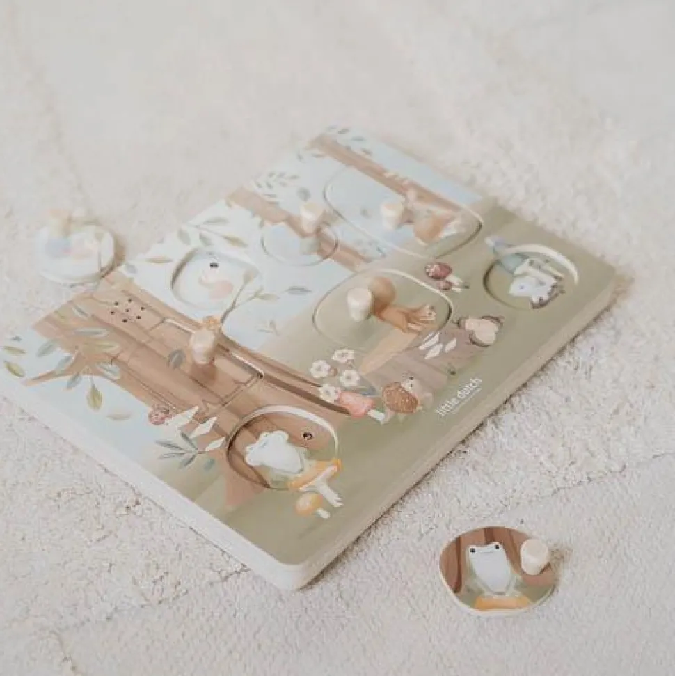 Geluidenpuzzel - Blauw - Forest Friends