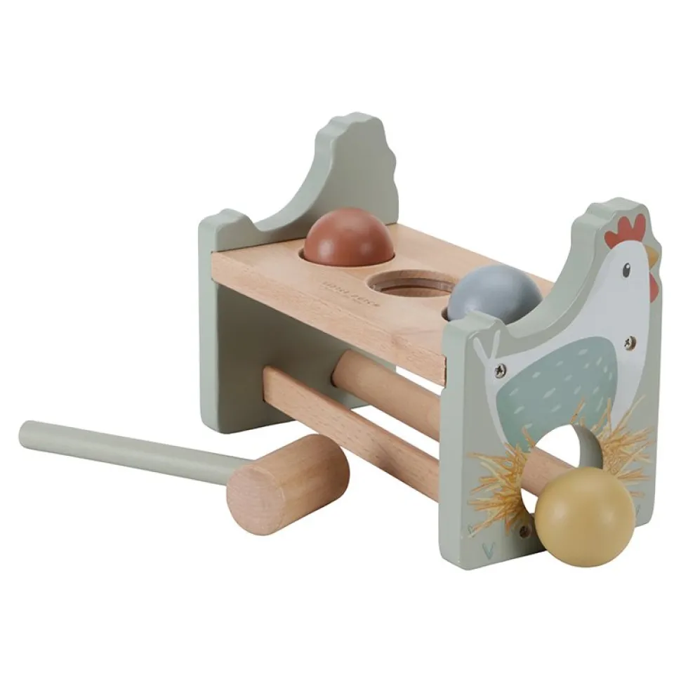 Hamerbankje met ballen Little Farm