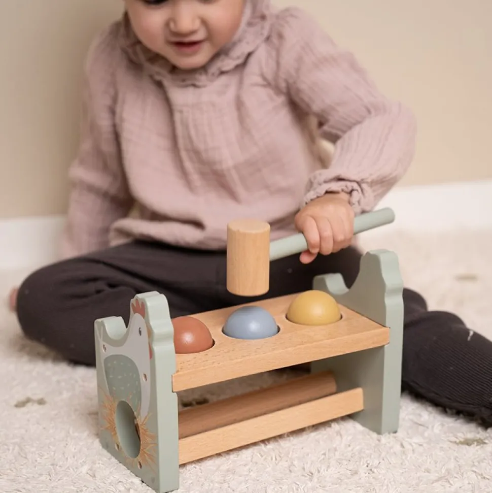 Hamerbankje met ballen Little Farm