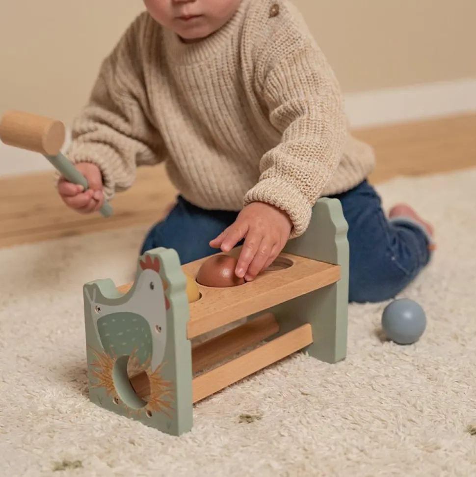 Hamerbankje met ballen Little Farm