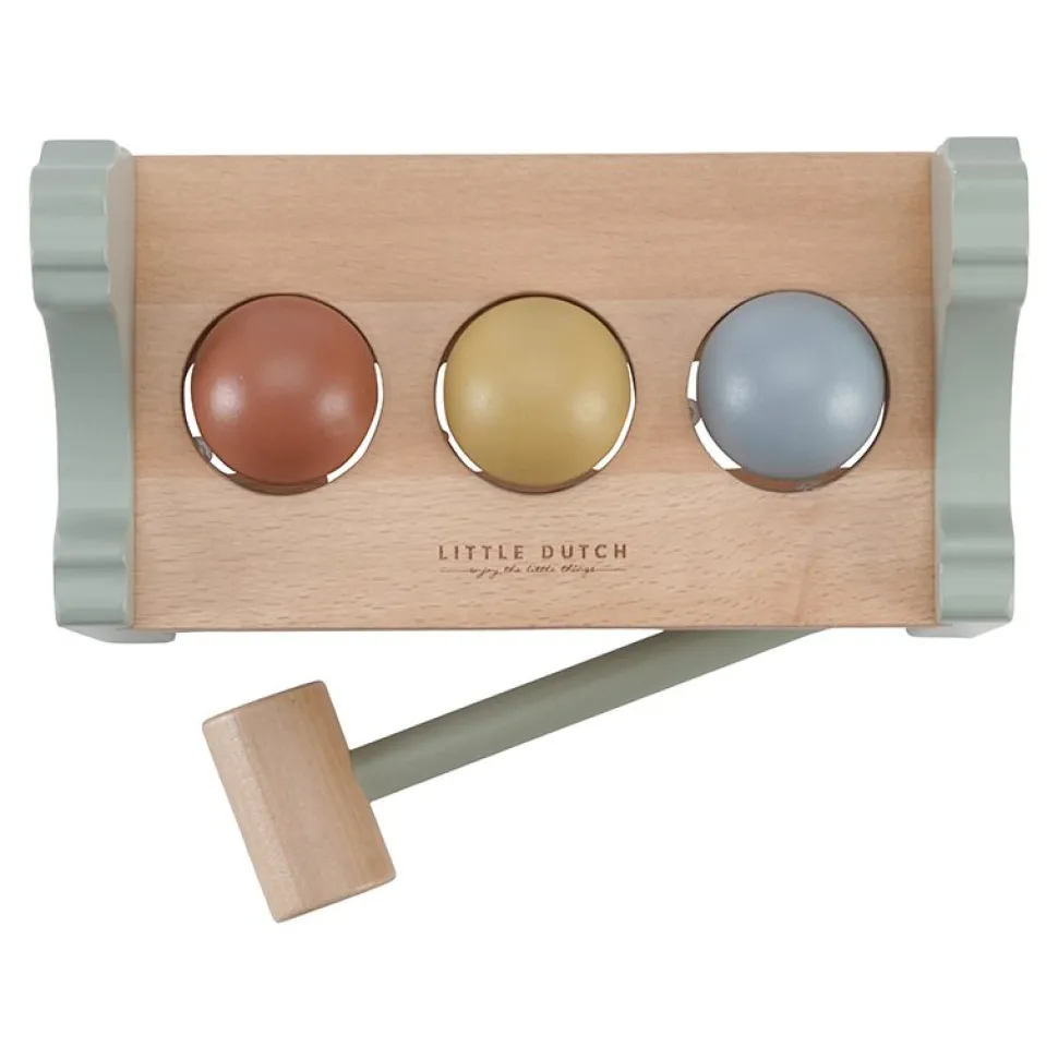 Hamerbankje met ballen Little Farm