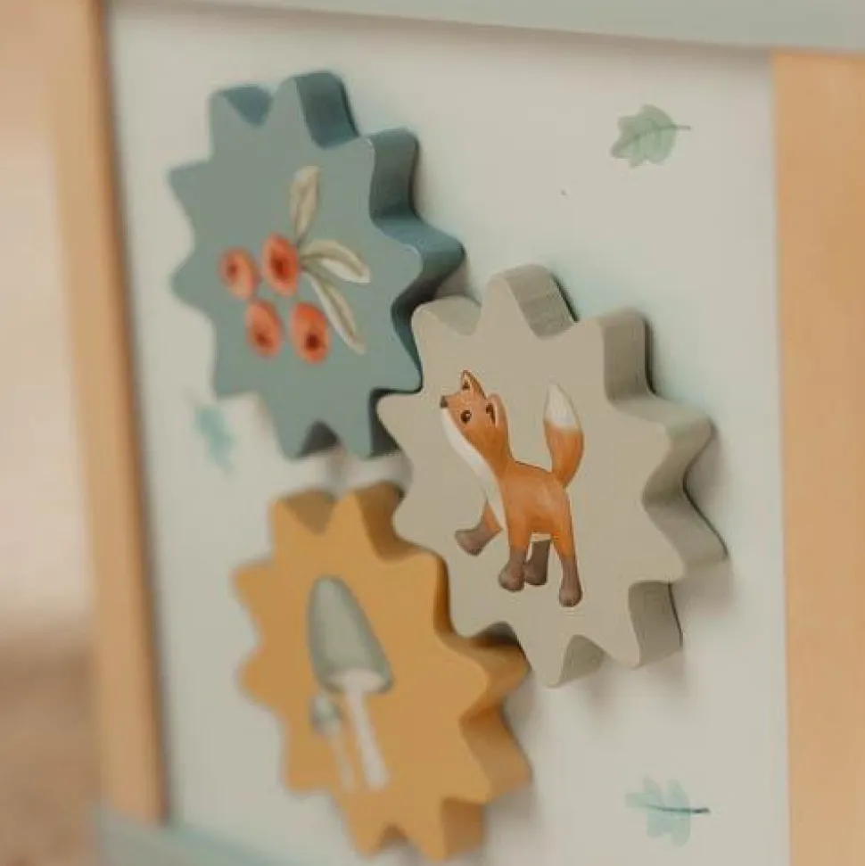 Houten activiteitenkubus - Blauw - Forest Friends