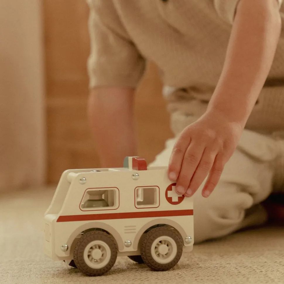 Houten ambulance - Wit - Essentials