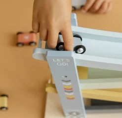 Houten autobaan - Blauw - Essentials