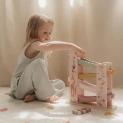 Houten autobaan - Roze - Fairy Garden