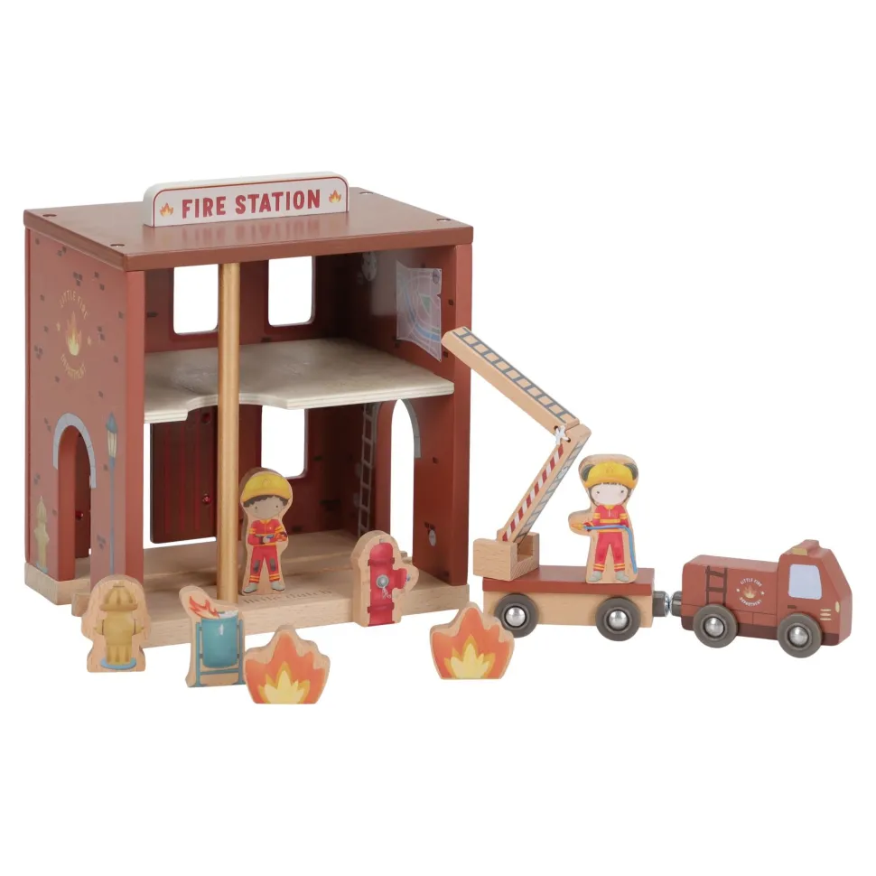 Houten brandweerkazerne – Rood – Essentials