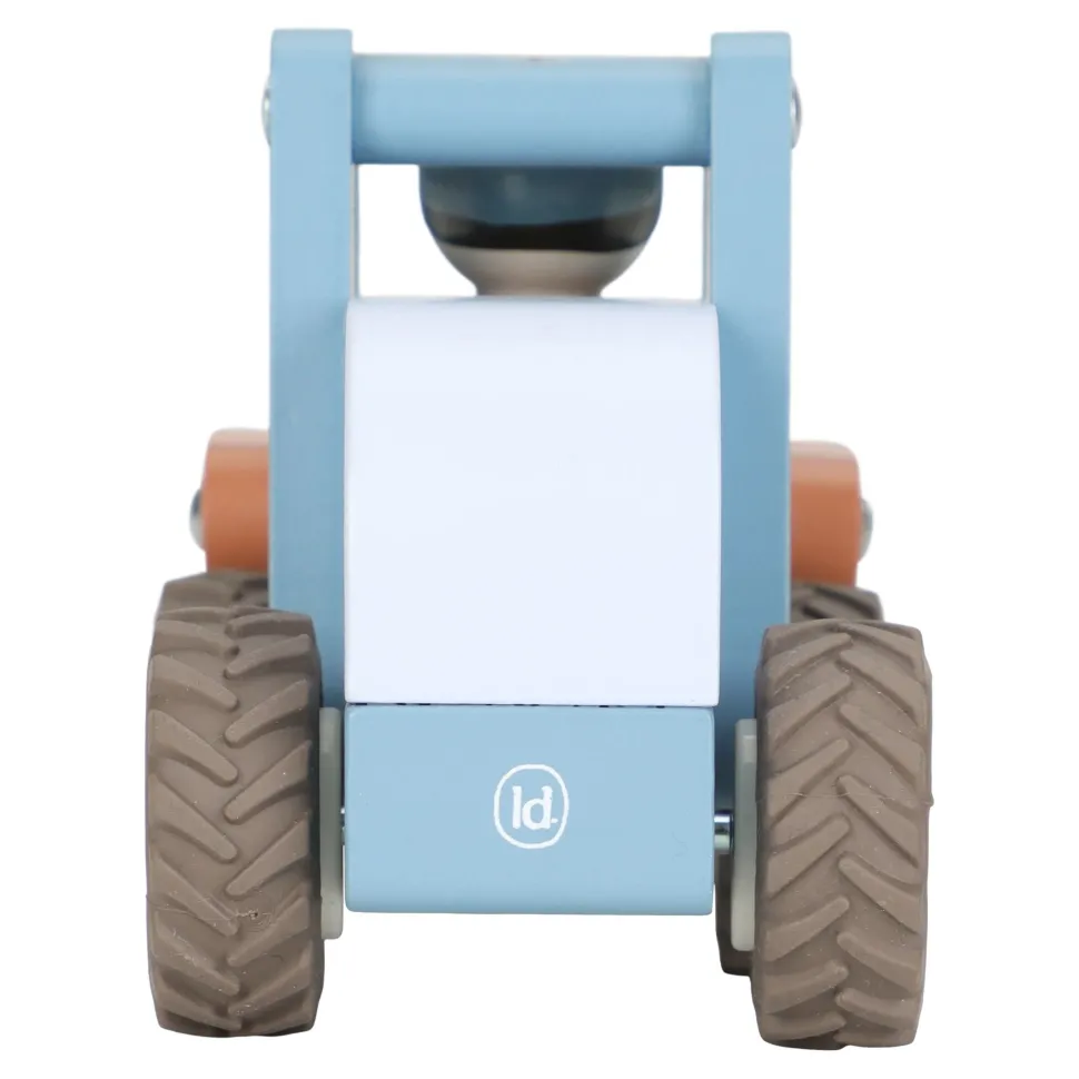 Houten bulldozer – Blauw – Essentials