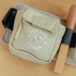 Houten gereedschapsriem - Blauw - Essentials