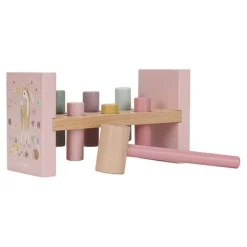 Houten Hamerbank - Roze - Fairy Garden
