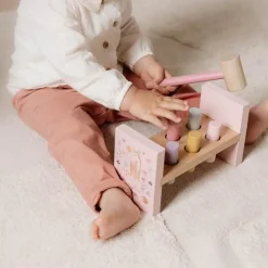 Houten Hamerbank - Roze - Fairy Garden