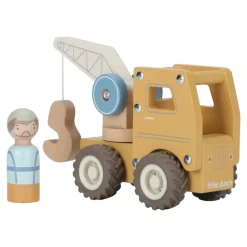 Houten hijskraan – Geel – Essentials