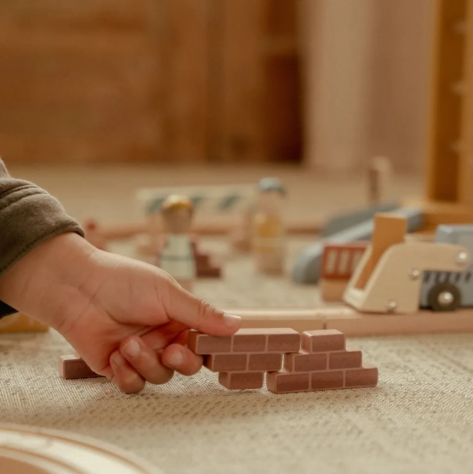 Houten hijskraan – Treinbaan