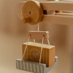 Houten hijskraan – Treinbaan