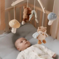 Houten Muziekmobiel - Blauw - Forest Friends