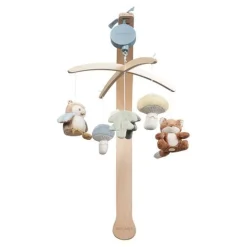 Houten Muziekmobiel - Blauw - Forest Friends