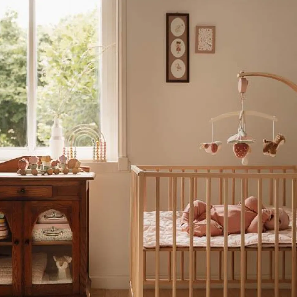 Houten Muziekmobiel - Roze - Fairy Garden