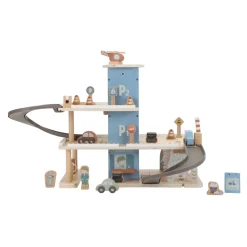 Houten parkeergarage – Blauw – Essentials