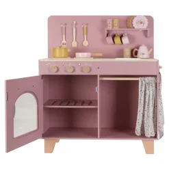 Houten speelkeuken - Roze