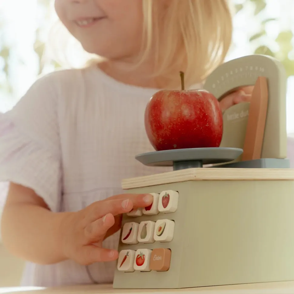 Houten speelweegschaal - Groen - Essentials