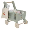 Houten winkelwagen - Groen