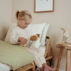 Junior dekbedovertrek - Groen - Essentials - Blueberry Leaves