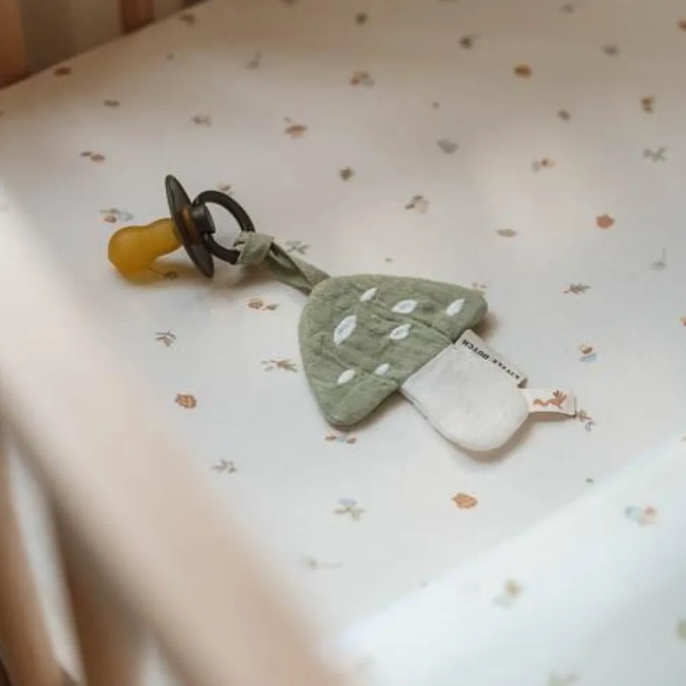 Junior hoeslaken - Wit - Maat Junior - Forest Friends - Forest Treasures