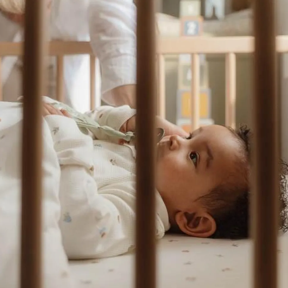 Junior hoeslaken - Wit - Maat Junior - Forest Friends - Forest Treasures