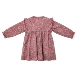 Jurk lange mouw - Roze - Fairy Garden - Bloemen