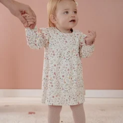 Jurk lange mouw - Wit - Fairy Garden