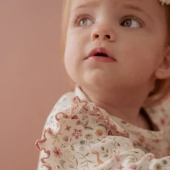 Jurk lange mouw - Wit - Fairy Garden