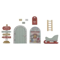 Kerstdeurtje - Meerkleurig