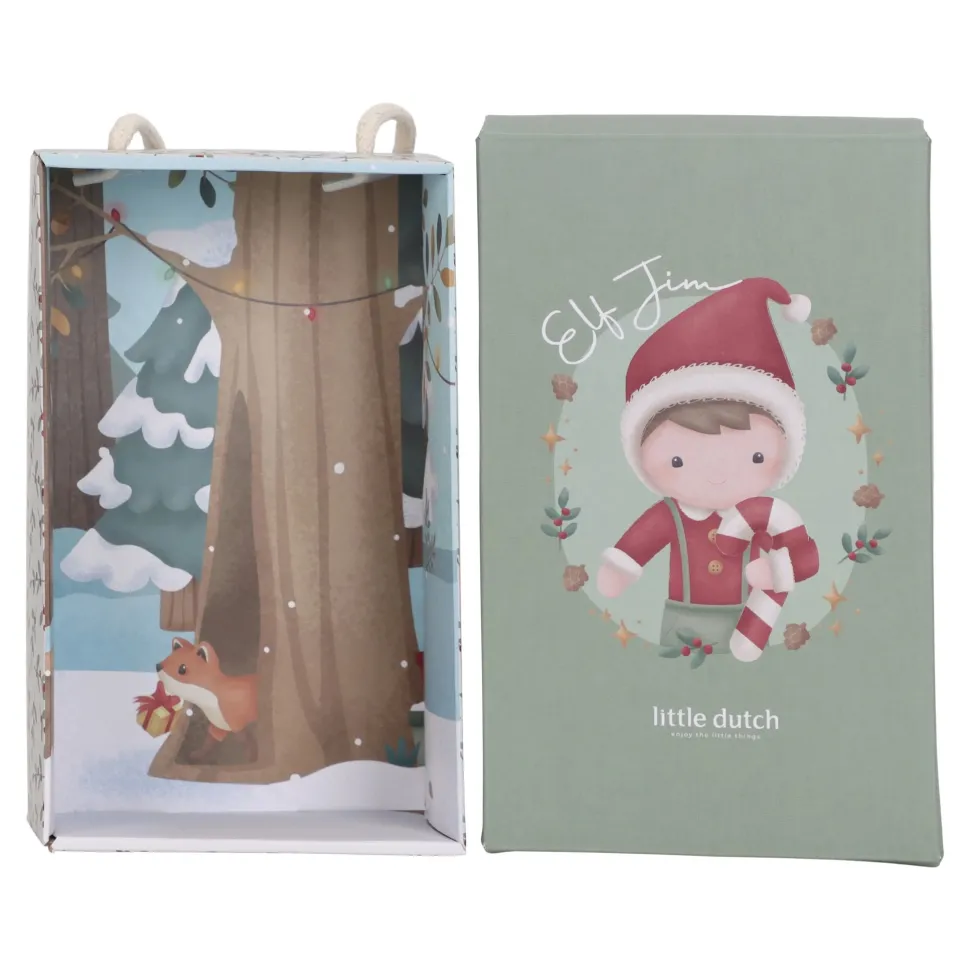 Kerstpop Jim - Rood - Christmas